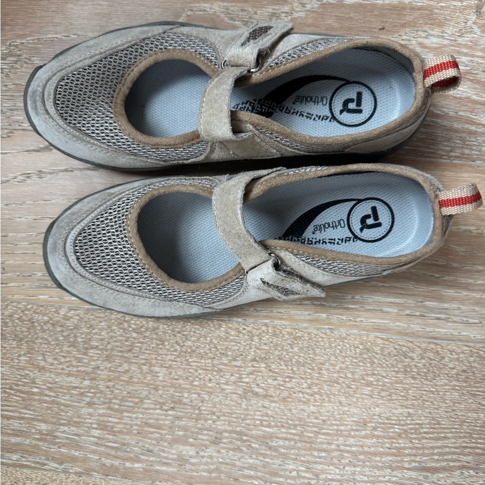Tan Mary Jane Sneakers